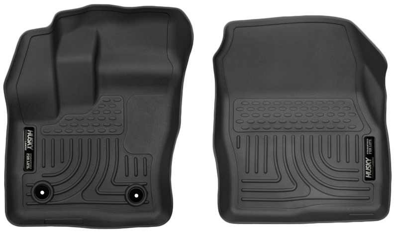 Ford Transit Connect Floor Mats - Front - Husky Liners - WeatherBeater - Black - `14-`15